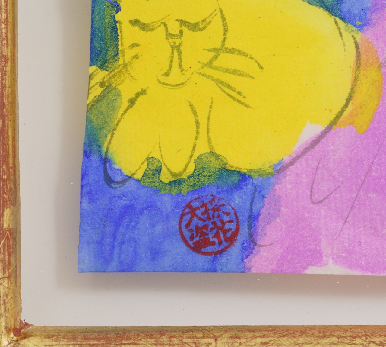 Walasse Ting Signaturen Ohne Titel