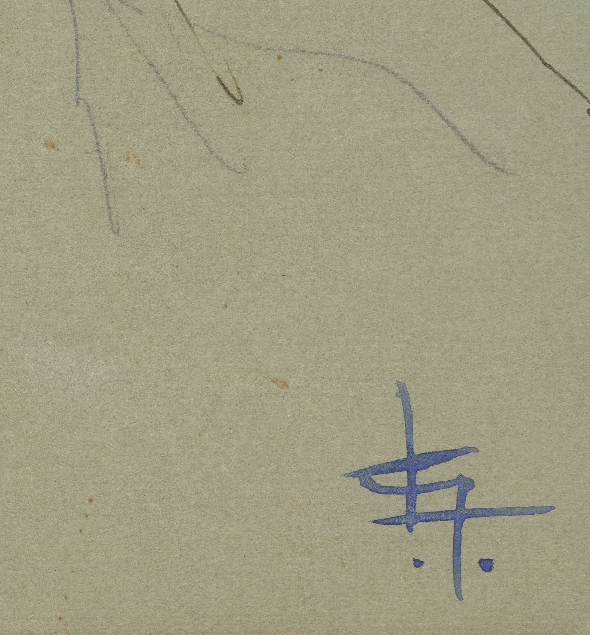 Leo Gestel Signaturen Porträt der Schwester des Künstlers
