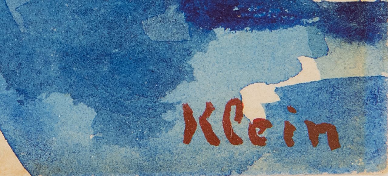Frits Klein Signaturen Segeltag im Sommer, Südfrankreich