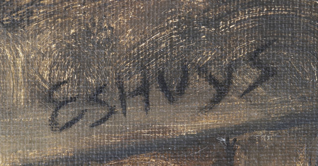 Hendrikus Jacobus Eshuijs Signaturen Der Maler in seinem Arbeitsraum