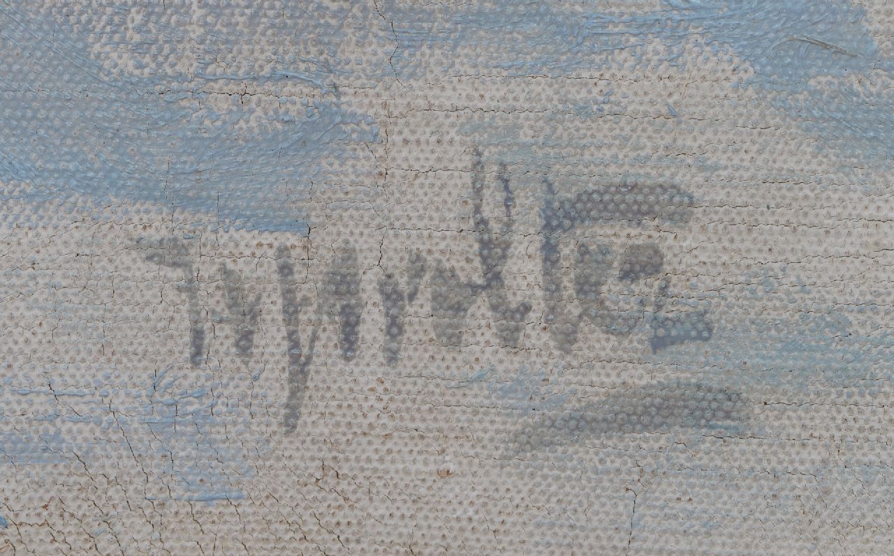 Hendrik Jan Wolter Signaturen Schlittschuhläufer auf der Boerenwetering, Amsterdam
