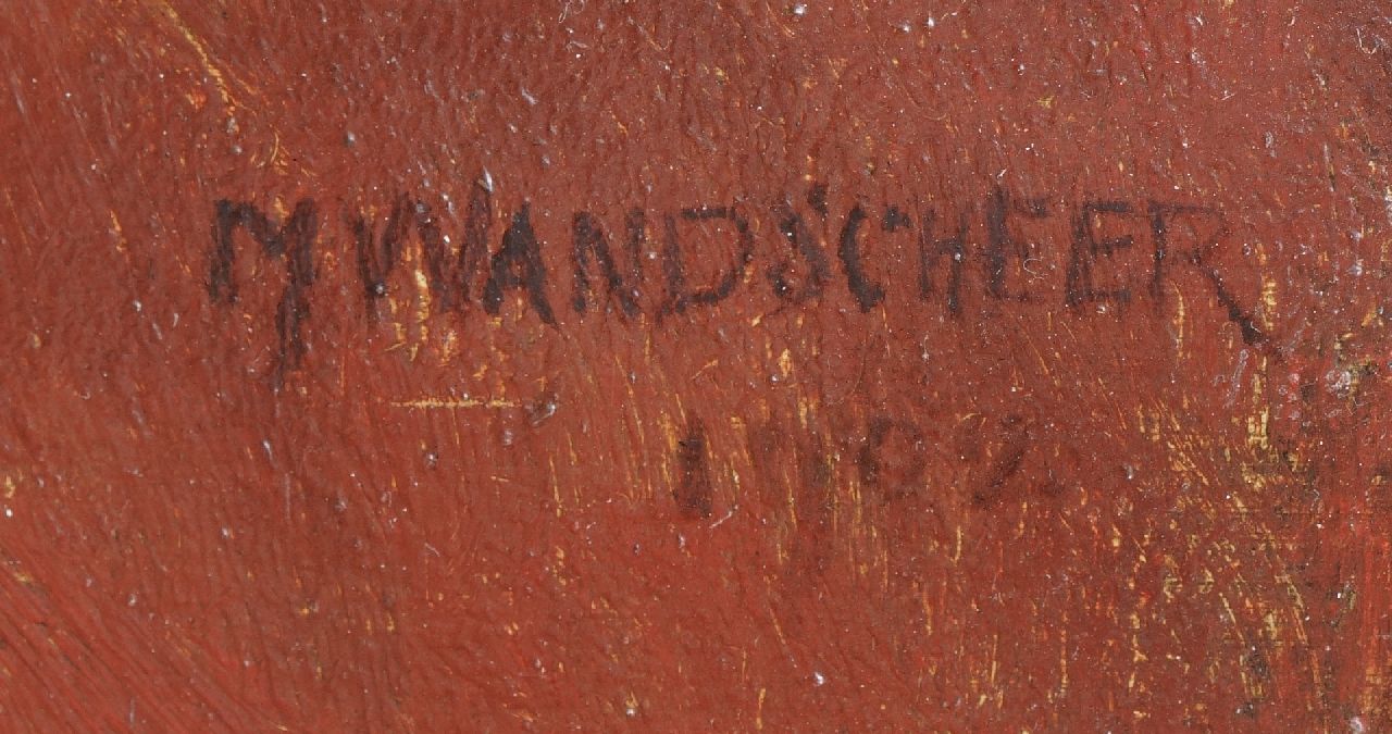 Marie Wandscheer Signaturen Porträt von Lucia W. Thueré