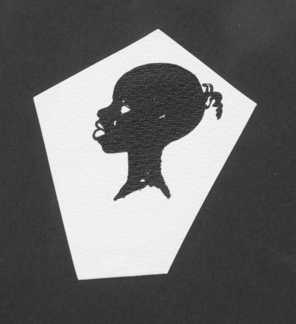 Prinses Beatrix van Oranje Nassau | En profil head, Bleistift und Ausziehtusche auf Papier, 9,0 x 8,1 cm, executed August 1960