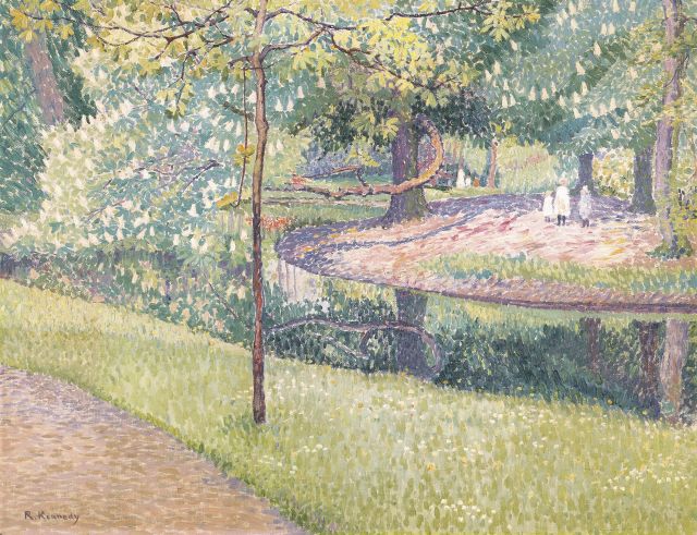 Kennedy R.W.  | A landscape, Öl auf Leinwand, signed lower left