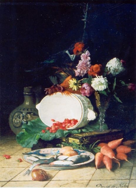 David de Noter | Still life, Öl auf Holz, 33,0 x 25,0 cm