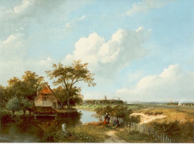 J.G. Hans | Farmers at rest, Öl auf Holz, 31,0 x 40,0 cm, signed l.l.