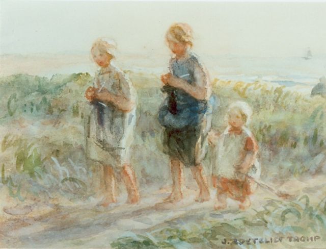 Jan Zoetelief Tromp | Homeward bound, Aquarell auf Papier, 16,0 x 21,5 cm, signed l.r.