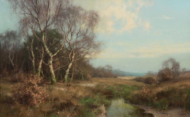 Holtrup J.  | Frühling, Oosterbeek, Öl auf Leinwand 50,3 x 80,1 cm, Unterzeichnet r.u.
