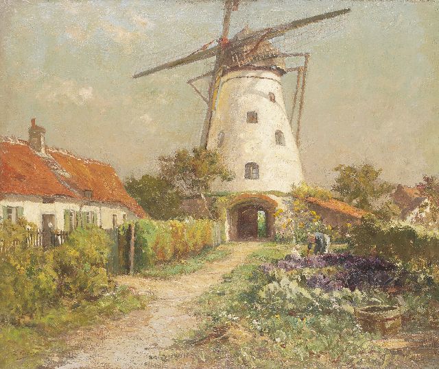 Pieters E.  | Vegetable garden, Öl auf Leinwand 70,3 x 84,2 cm, signed l.l.