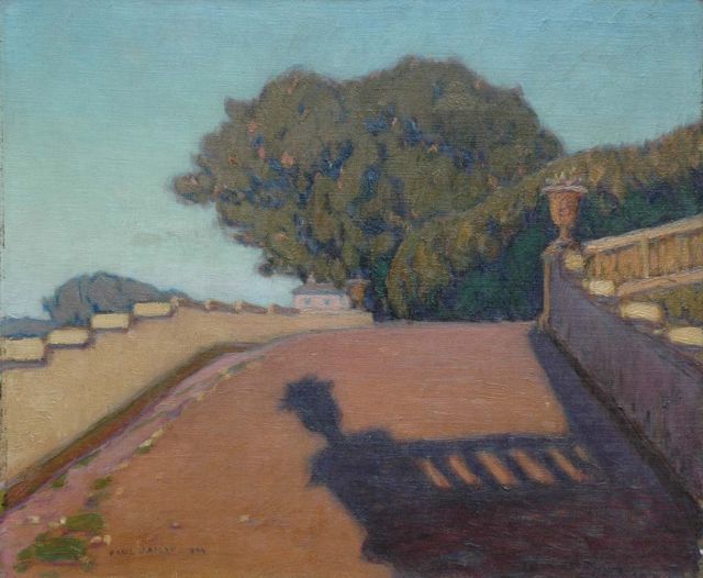 Jamot P.  | Villa Torlonia, Frascati, Öl auf Leinwand 38,5 x 46,0 cm, signed l.l. und dated 1909