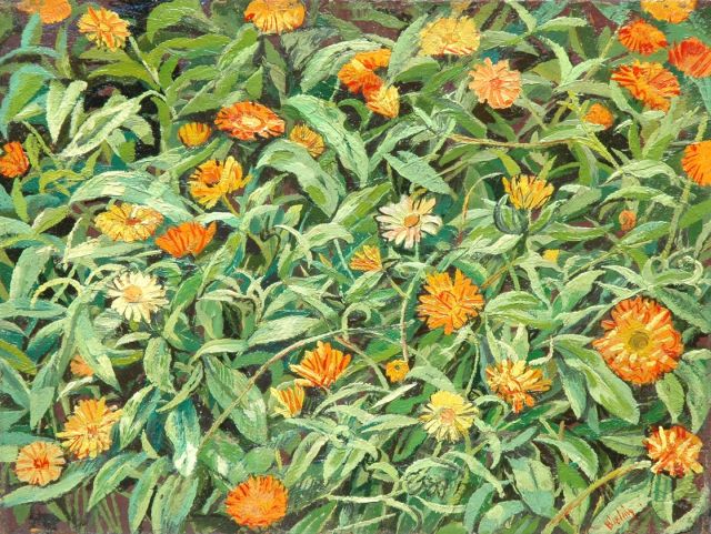 Herman Bieling | Marigold, Öl auf Leinwand, 29,4 x 38,5 cm, signed l.r.