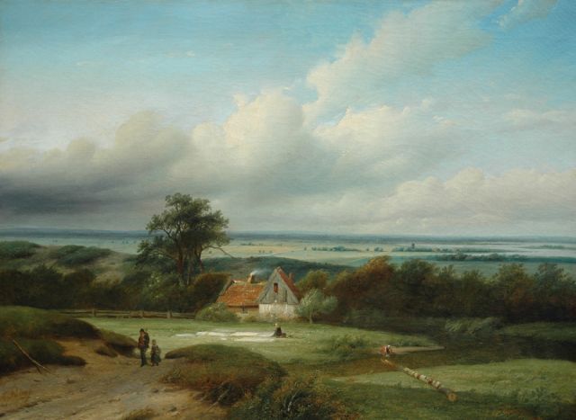 Parré M.  | Behind the dunes near Haarlem, Öl auf Leinwand 66,9 x 90,4 cm, signed l.l.