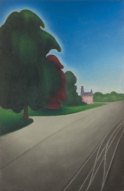 Jacob Bendien | A view of the Eerste Weteringplantsoen, Amsterdam, Öl auf Leinwand, 50,5 x 33,6 cm, zu datieren ca. 1927