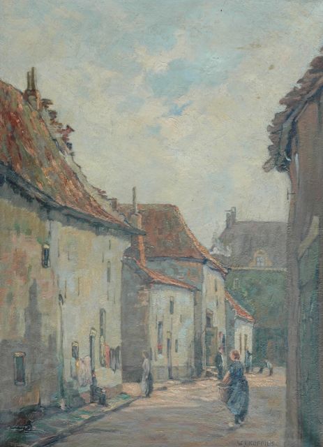 Koppius W.J.  | Townview, Öl auf Leinwand 39,0 x 29,0 cm, signed l.r.