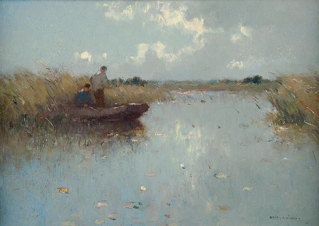 Knikker A.  | Fishermen, Öl auf Malereifaser 24,5 x 35,1 cm, signed l.r.