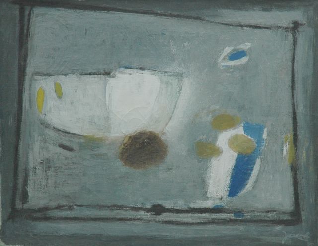 Jaap Nanninga | Composition, Öl auf Leinwand, 39,8 x 49,9 cm, signed l.r. und dated '50