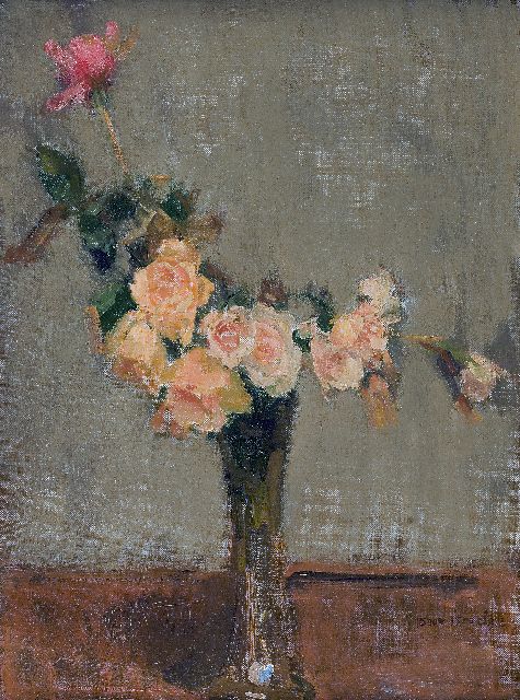 Isaac Israels | Flower still life, Öl auf Leinwand, 40,3 x 30,4 cm, signed l.r.