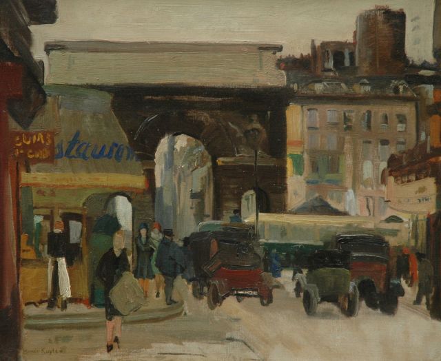 Harrie Kuijten | The Porte St. Denis, Paris, Öl auf Leinwand, 46,1 x 55,1 cm, signed l.l. and l.r. und painted ca. 1925