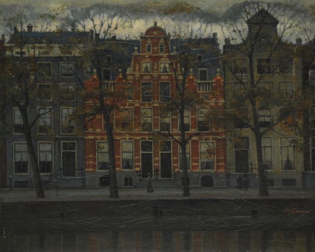 Eduard karsen | Das Haus Bartolotti an der herengracht, Amsterdam, Öl auf Leinwand, 45,1 x 55,5 cm, Unterzeichnet r.u. (doppelt)
