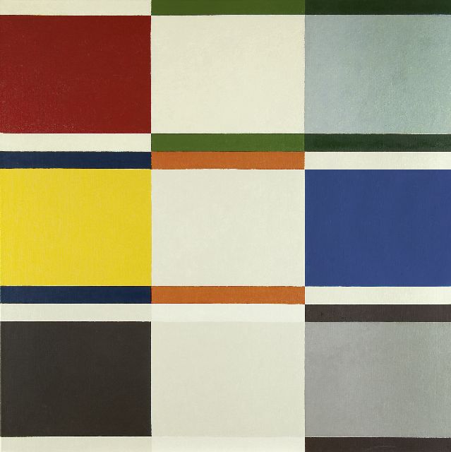 Ido Vunderink | Ohne Titel, Öl auf Leinwand, 89,5 x 89,5 cm, Unterzeichnet Im Verso und Im Verso datiert 06-2009
