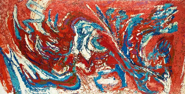 Frieda Hunziker | Mexico, Öl auf Leinwand, 100,0 x 200,0 cm, Unterzeichnet auf Keilrahmen und zu datieren 1963-1965