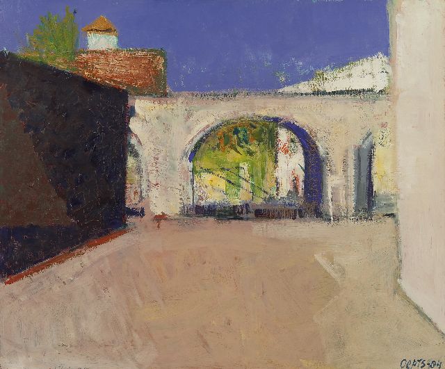 Oepts W.A.  | Aquaduct at Castries, Öl auf Leinwand 54,0 x 65,0 cm, signed l.r. und dated '84