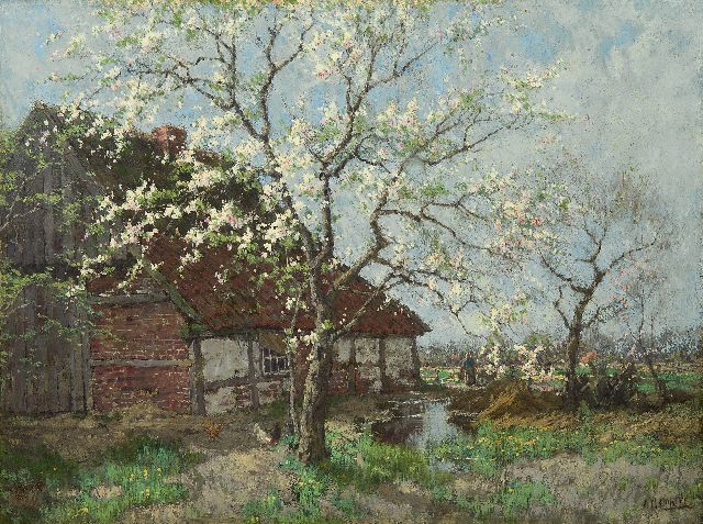 Arnold Marc Gorter | Spring, Öl auf Leinwand, 74,9 x 100,2 cm, signed l.r.