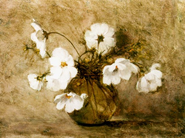 Herman Mees | A flower still life, Öl auf Leinwand, 38,0 x 46,0 cm, signed l.r.