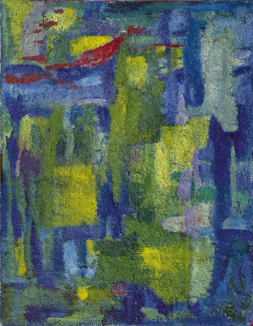 Gerrit Benner | Ohne Titel, Öl auf Leinwand, 100,0 x 129,5 cm, Unterzeichnet verso und zu datieren um 1960