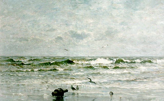 Morgenstjerne Munthe | Seascape, Öl auf Leinwand, 65,5 x 100,0 cm, signed l.r.