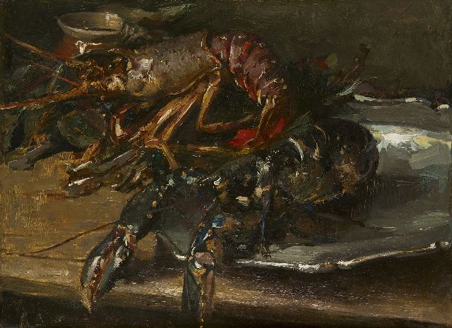 Albert Roelofs | Hummer, Öl auf Leinwand, 44,4 x 60,3 cm, Unterzeichnet r.o. und zu datieren um 1896