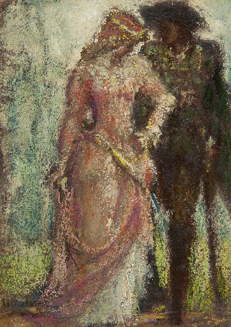 Gerard Westermann | Frühling, Öl auf Holzfaser, 20,8 x 14,9 cm, Unterzeichnet l.u. und ohne Rahmen