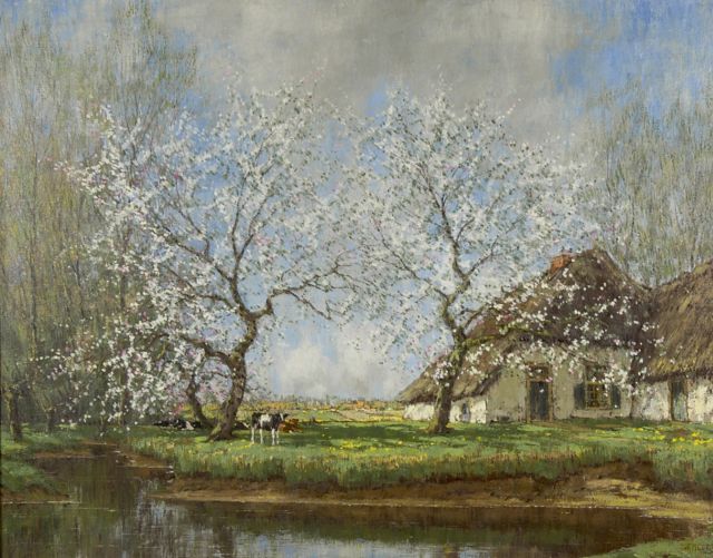 Arnold Marc Gorter | Frühlingsmorgen, Öl auf Leinwand, 62,2 x 79,3 cm, Unterzeichnet r.u.