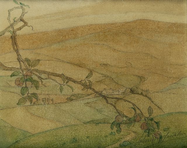 Saedeleer V. de | Tal in Wales, Öl auf Leinwand 23,2 x 28,3 cm, Unterzeichnet r.u. und datiert um 1916