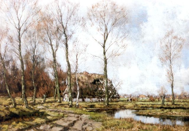 Arnold Marc Gorter | Autumn landscape, Öl auf Leinwand, 43,0 x 56,5 cm, signed l.r.