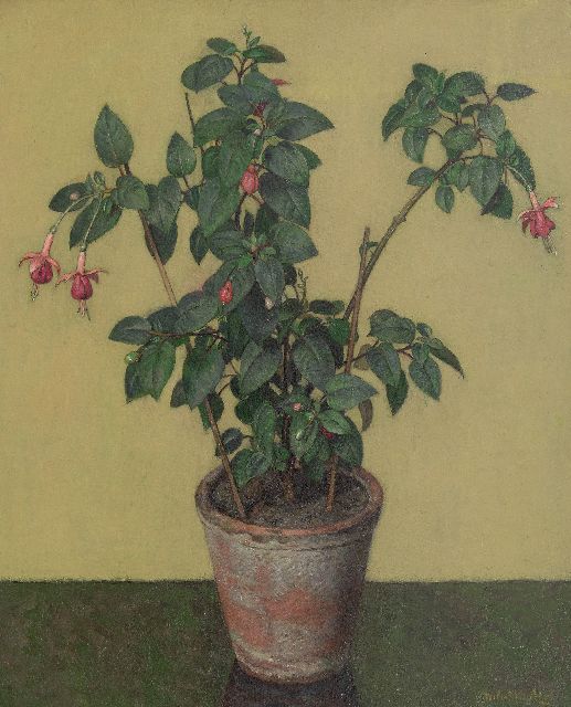 Wouters W.H.M.  | Blumen, Öl auf Leinwand 61,5 x 50,7 cm, Unterzeichnet u.r.