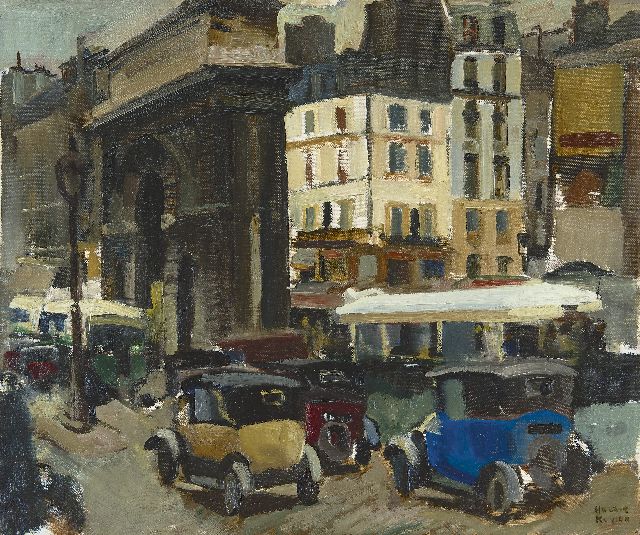 Harrie Kuijten | Porte Saint-Martin, Paris, Öl auf Leinwand, 51,8 x 61,1 cm, Unterzeichnet u.r. und auf dem Keilrahmen und zu datieren um 1925
