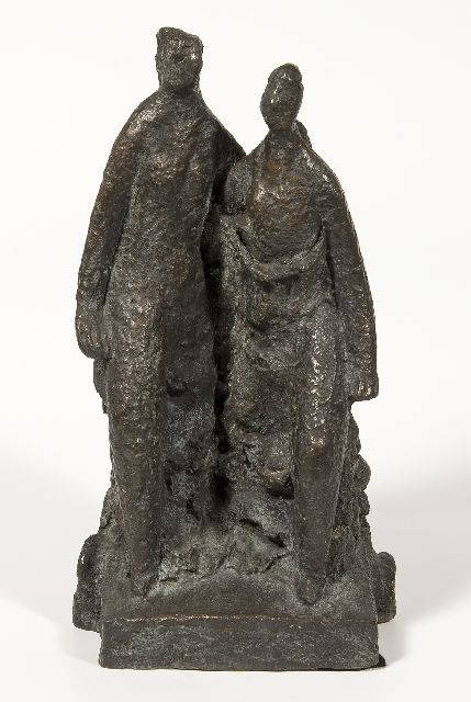 Charles Eyck | x, Bronze, 33,0 x 18,0 cm, Unterzeichnet auf der Basis und datiert 1962