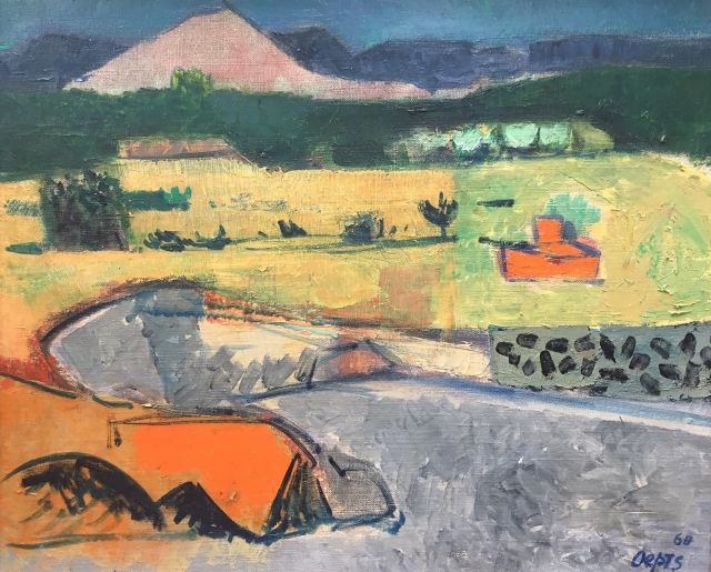Wim Oepts | Provence, Öl auf Leinwand, 38,0 x 46,0 cm, Unterzeichnet u.r. und datiert '68