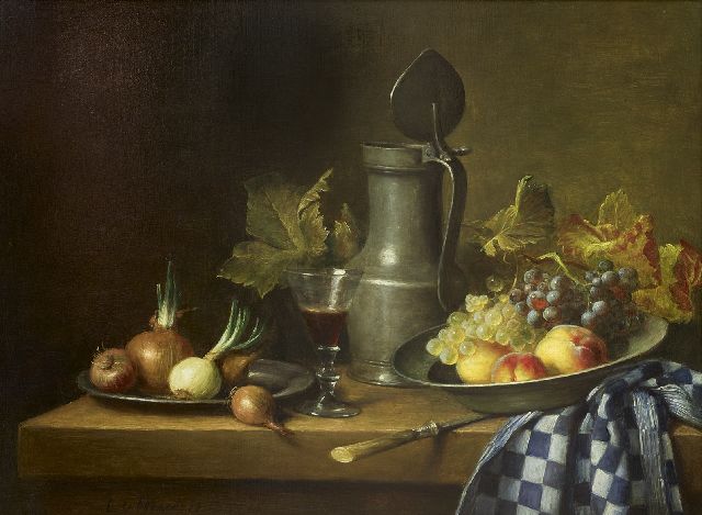 Cornelis Mair | Stillleben mit Gilde Tasse, Öl auf Holz, 60,0 x 80,0 cm, Unterzeichnet l.u.