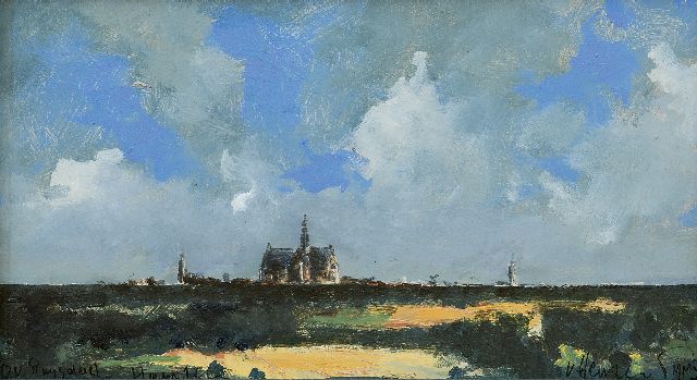 Evert van Hemert | Everts Ruysdael, Acryl auf Holzfaserplatte, 19,6 x 35,0 cm, Unterzeichnet u.r. und datiert 'Haarlem' MMXV