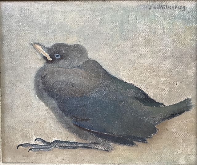 Wittenberg J.H.W.  | Vogel, Öl auf Leinwand auf Holz 16,0 x 19,5 cm, Unterzeichnet o.r.