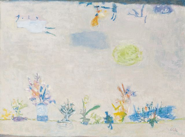 Jan Roëde | Fern und dennoch nah, Öl auf Leinwand, 44,9 x 59,9 cm, Unterzeichnet u.r. und zu datieren um 1956