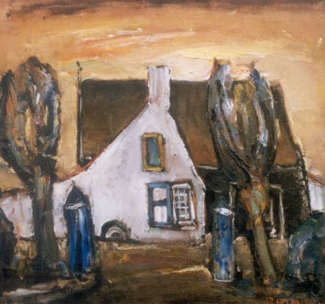 Reimond Kimpe | A farmstead, Öl auf Leinwand, 65,0 x 68,0 cm, signed l.r. und dated '31