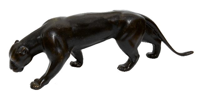 Onbekend | Sneaking panther, Bronze, 20,0 x 70,0 cm