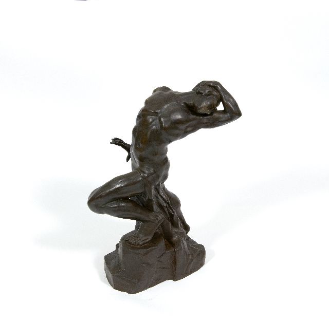 Bisman P.  | In Verzückung, Bronze 38,5 cm, signed on the base