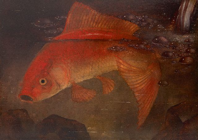 Jemmy van Hoboken | Goldfisch, Öl auf Tafel, 23,8 x 33,0 cm, Unterzeichnet u.r. und datiert 1930