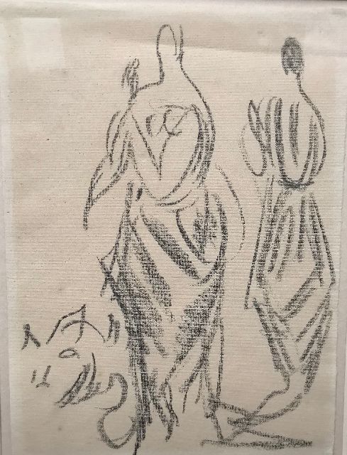 Dufy R.  | Robe pour Paul Poiret, Bleistift auf Papier 24,5 x 18,0 cm, zu datieren um 1917