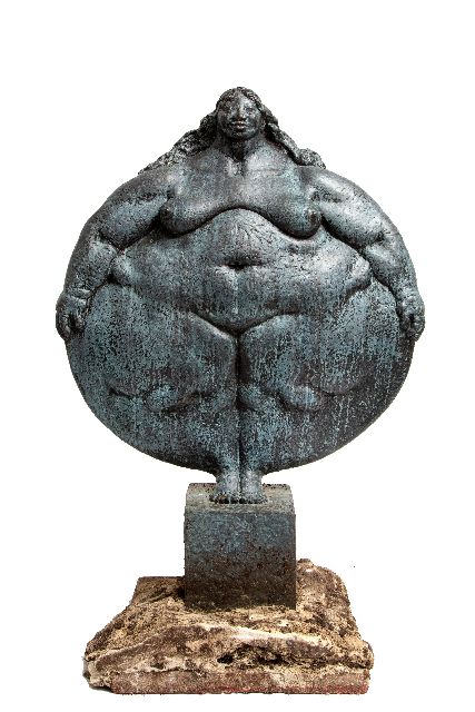 Adri van Rooijen | Mutter Erde, Bronze, 90,0 x 72,0 cm