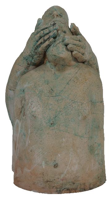 Sjer Jacobs | Zwei figuren, Keramik, 54,0 cm, zu datieren in die 1990er Jahren